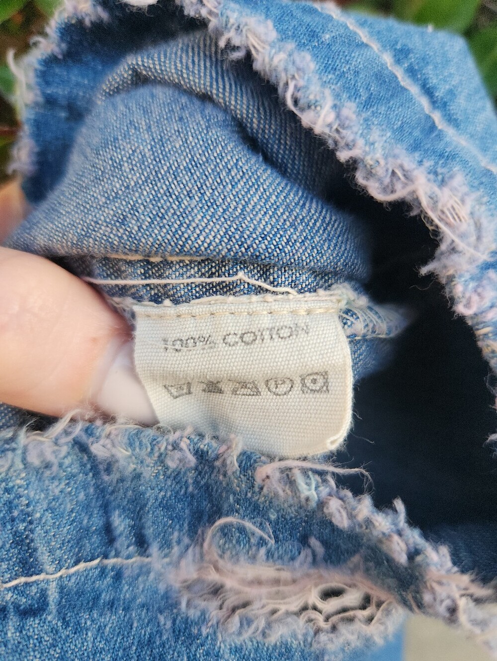MAGNOLIA PEARL Cotton Okeefe Denim Distressed Drawstring Pants NEW NWT - Picture 8 of 8